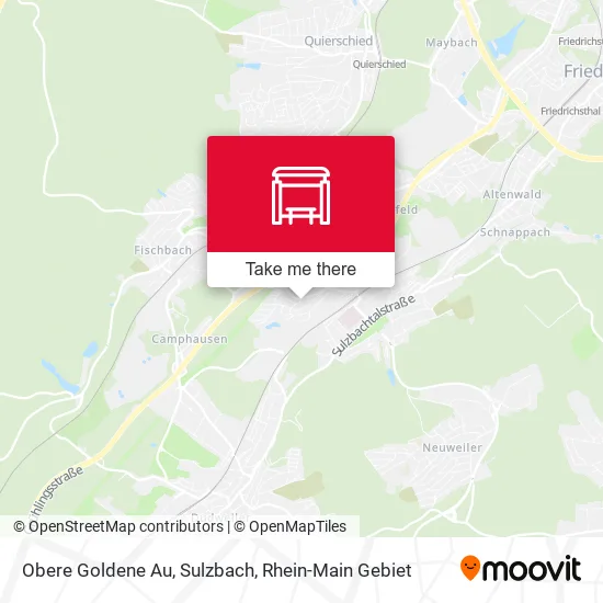 Карта Obere Goldene Au, Sulzbach