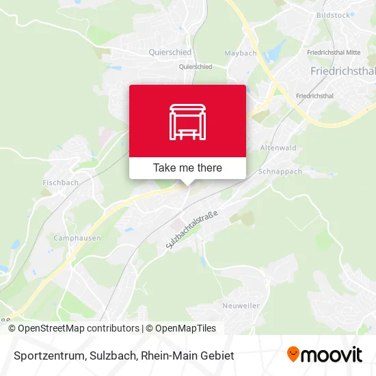 Карта Sportzentrum, Sulzbach