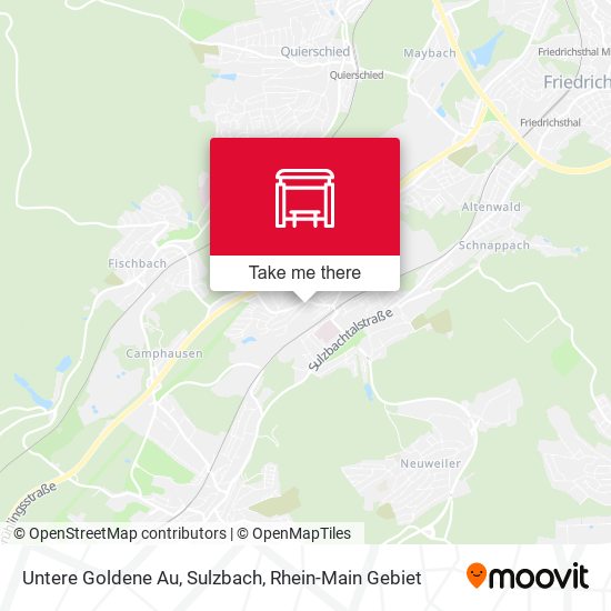 Untere Goldene Au, Sulzbach map