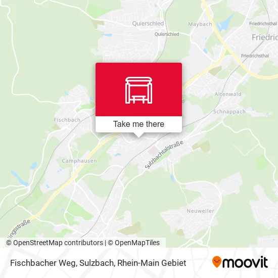 Карта Fischbacher Weg, Sulzbach
