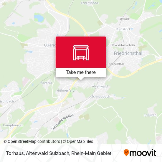 Torhaus, Altenwald Sulzbach map