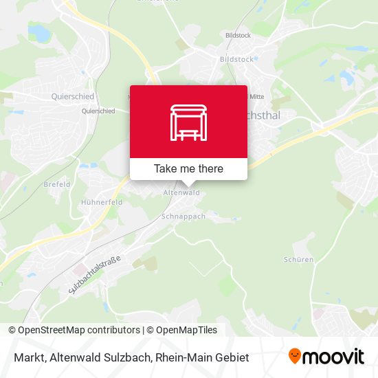 Markt, Altenwald Sulzbach map