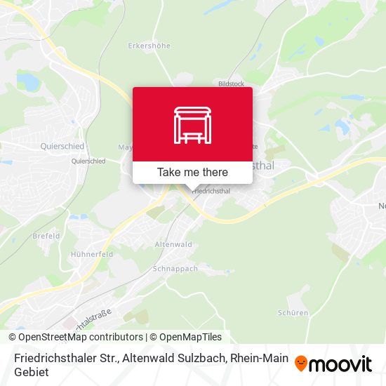 Friedrichsthaler Str., Altenwald Sulzbach map