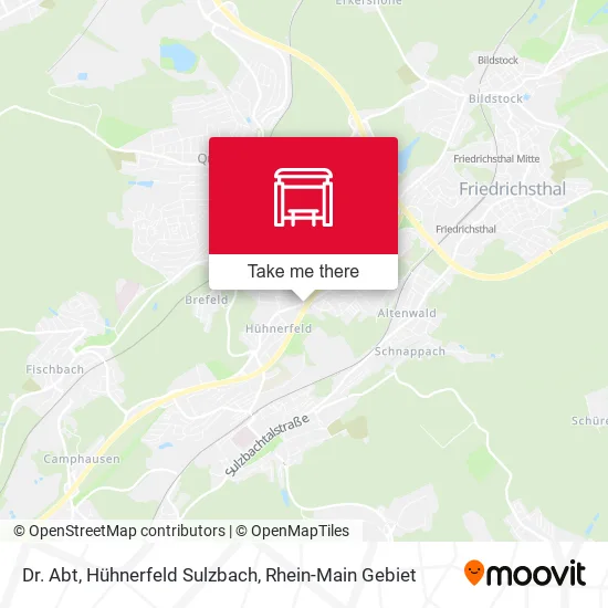 Карта Dr. Abt, Hühnerfeld Sulzbach