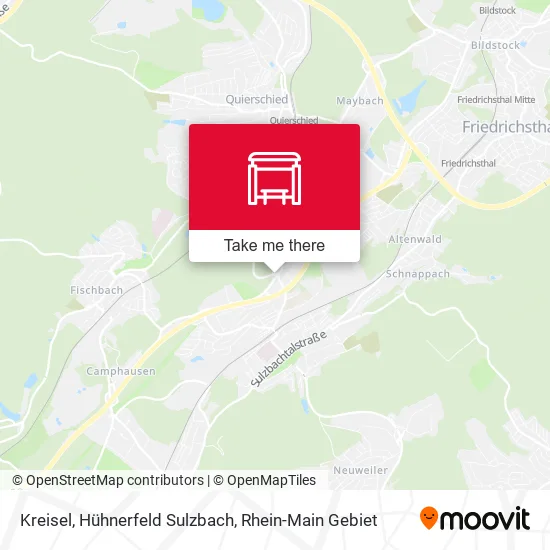 Карта Kreisel, Hühnerfeld Sulzbach