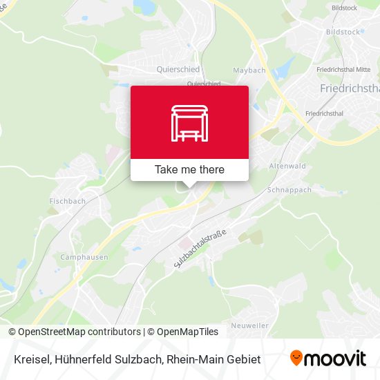 Kreisel, Hühnerfeld Sulzbach map
