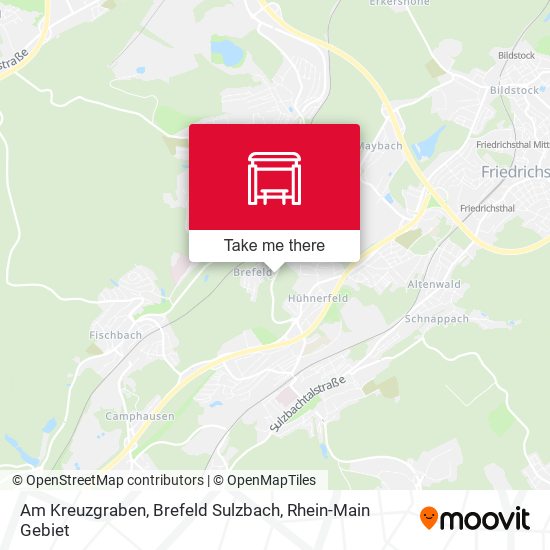 Am Kreuzgraben, Brefeld Sulzbach map