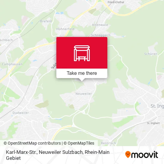 Karl-Marx-Str., Neuweiler Sulzbach map