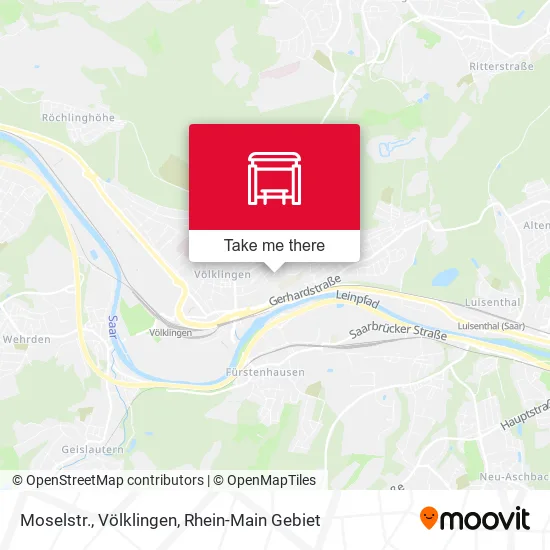 Карта Moselstr., Völklingen