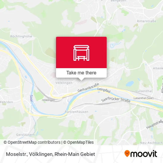 Карта Moselstr., Völklingen