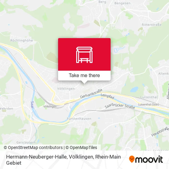 Карта Hermann-Neuberger-Halle, Völklingen