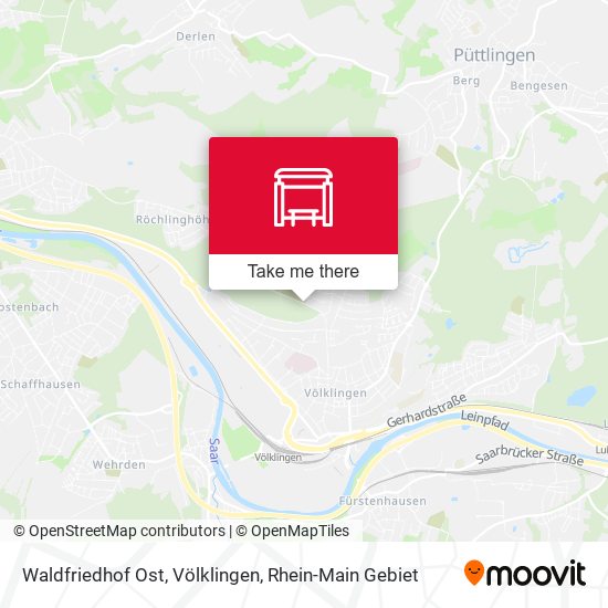 Waldfriedhof Ost, Völklingen map