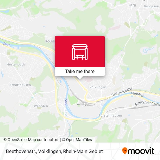 Beethovenstr., Völklingen map