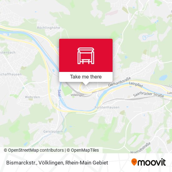 Bismarckstr., Völklingen map