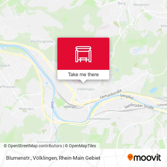Карта Blumenstr., Völklingen