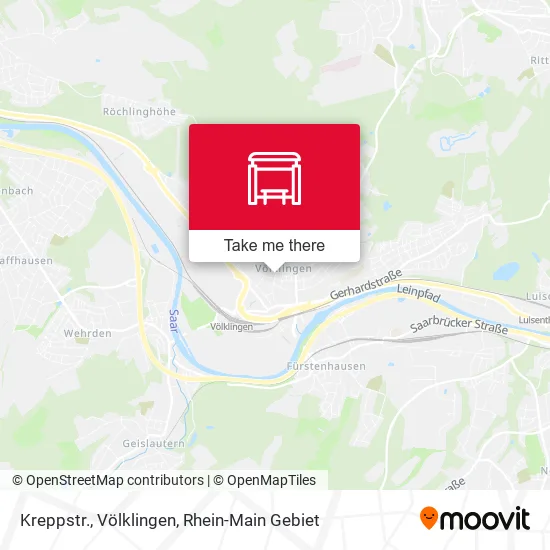 Карта Kreppstr., Völklingen
