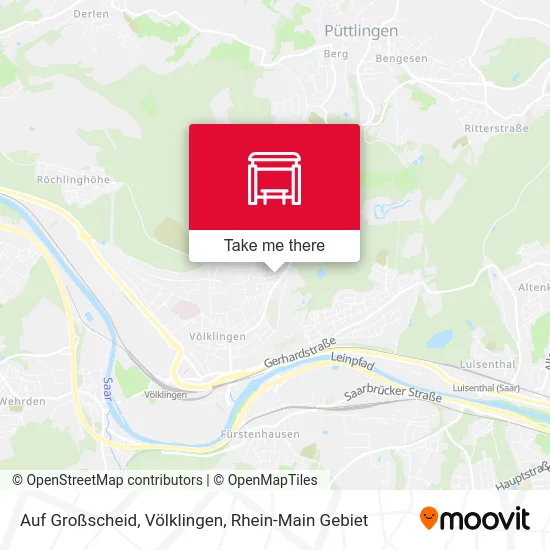 Карта Auf Großscheid, Völklingen