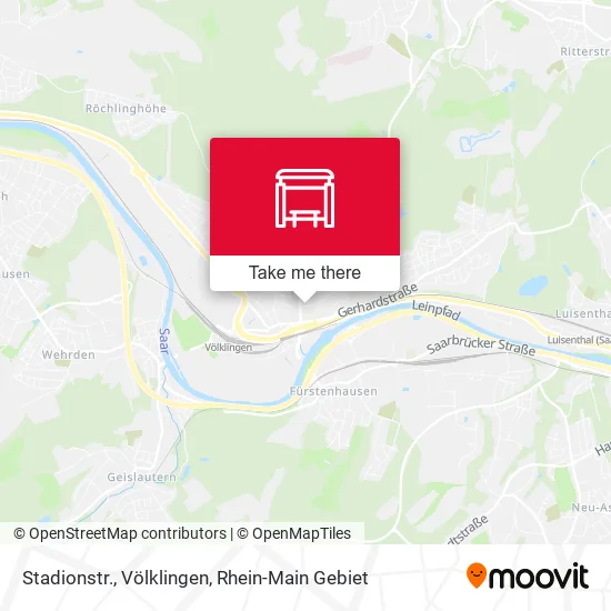 Карта Stadionstr., Völklingen
