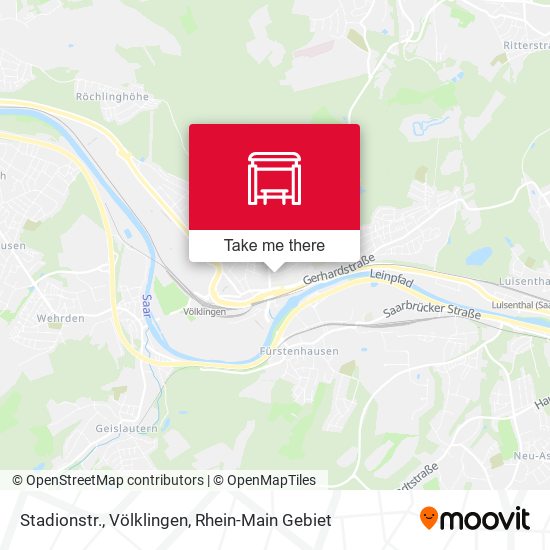 Stadionstr., Völklingen map