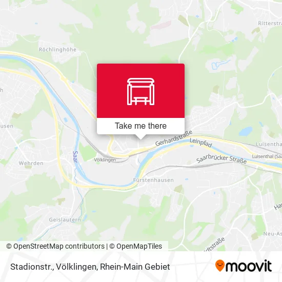 Карта Stadionstr., Völklingen