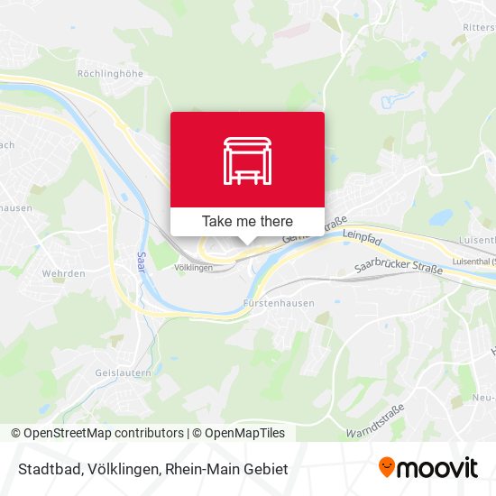 Stadtbad, Völklingen map