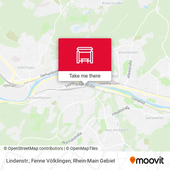Карта Lindenstr., Fenne Völklingen