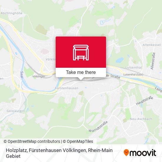 Holzplatz, Fürstenhausen Völklingen map