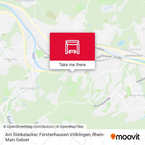 Am Dünkelacker, Fürstenhausen Völklingen map