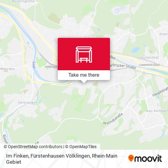 Im Finken, Fürstenhausen Völklingen map