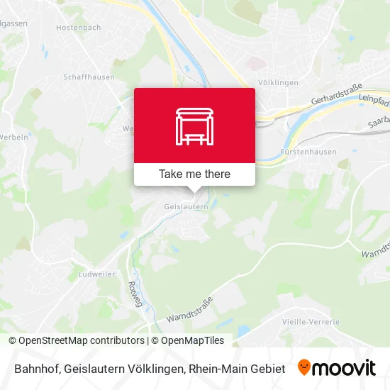 Карта Bahnhof, Geislautern Völklingen