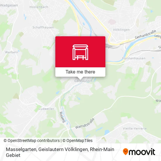 Карта Masselgarten, Geislautern Völklingen