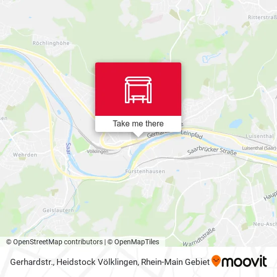Карта Gerhardstr., Heidstock Völklingen
