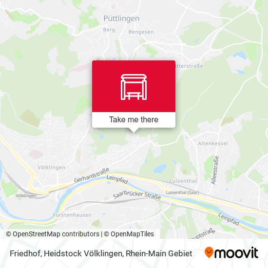 Friedhof, Heidstock Völklingen map