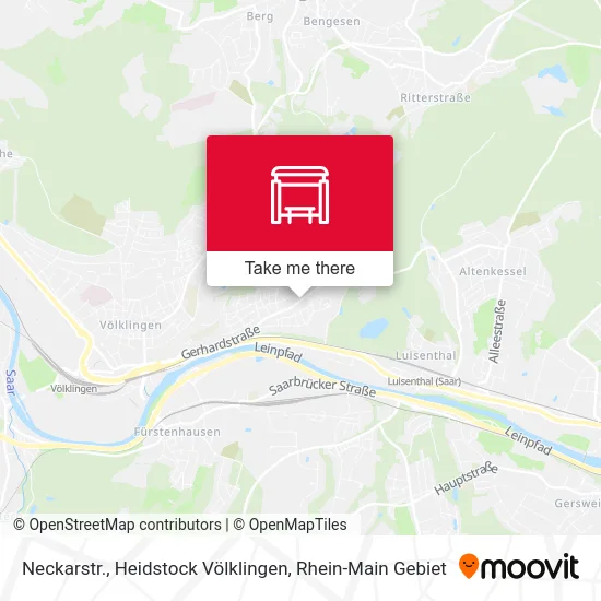 Карта Neckarstr., Heidstock Völklingen
