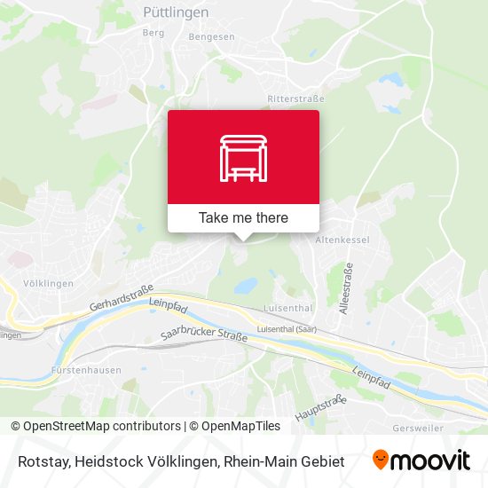 Rotstay, Heidstock Völklingen map