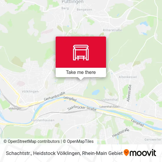 Карта Schachtstr., Heidstock Völklingen