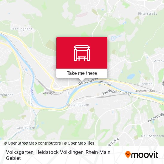 Volksgarten, Heidstock Völklingen map