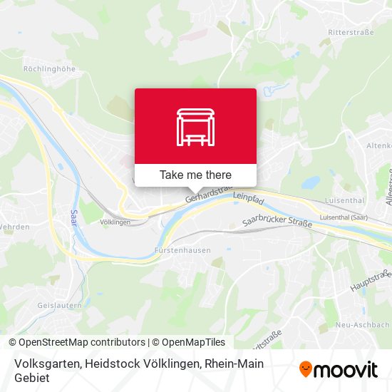 Volksgarten, Heidstock Völklingen map
