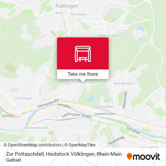 Карта Zur Pottaschdell, Heidstock Völklingen