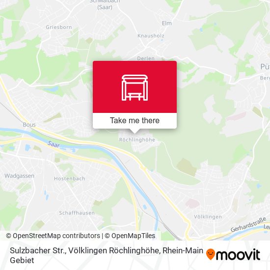 Sulzbacher Str., Völklingen Röchlinghöhe map