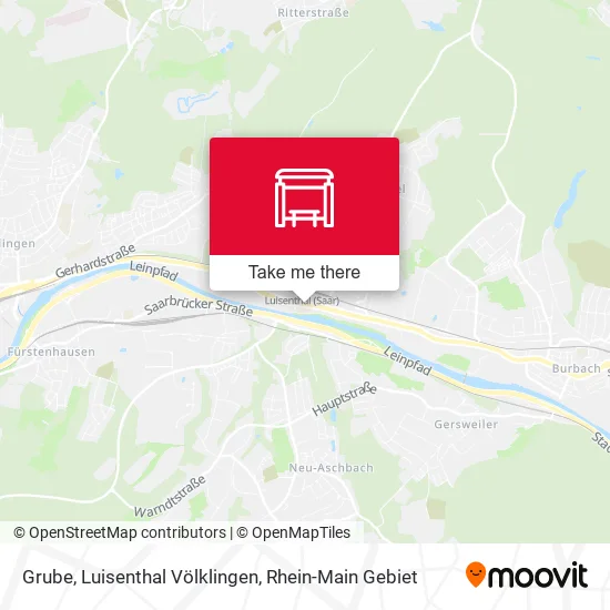 Карта Grube, Luisenthal Völklingen