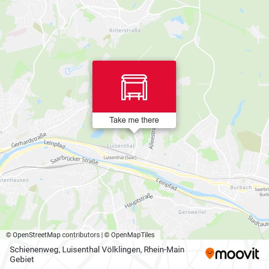 Schienenweg, Luisenthal Völklingen map