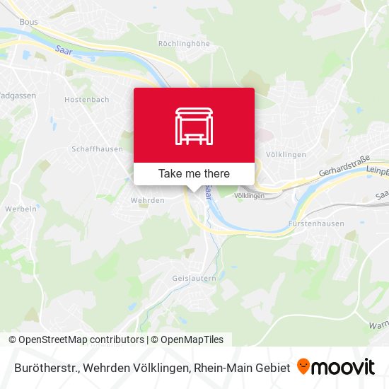 Burötherstr., Wehrden Völklingen map
