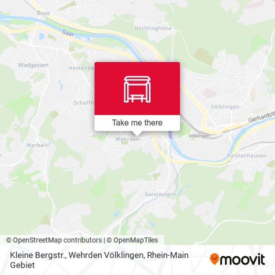 Kleine Bergstr., Wehrden Völklingen map