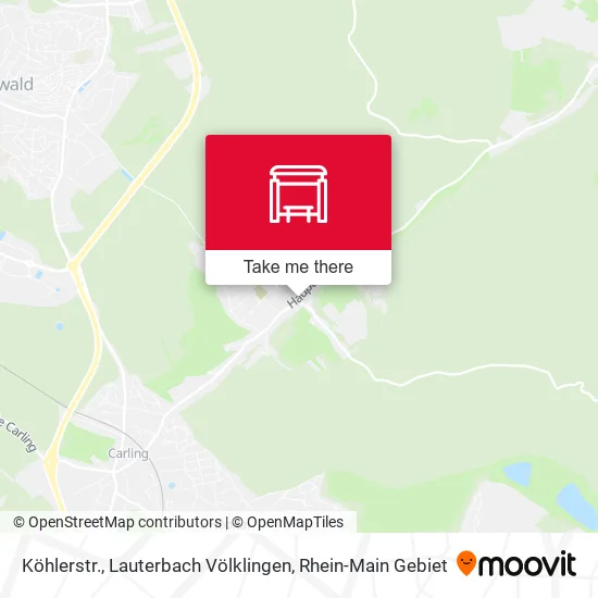 Карта Köhlerstr., Lauterbach Völklingen