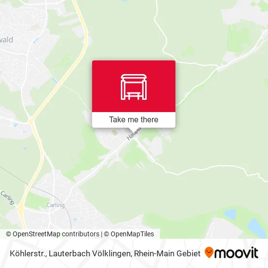 Карта Köhlerstr., Lauterbach Völklingen