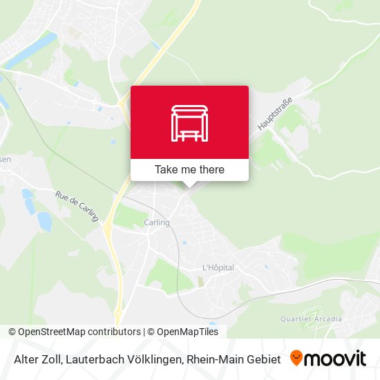 Alter Zoll, Lauterbach Völklingen map