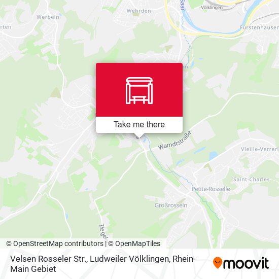 Velsen Rosseler Str., Ludweiler Völklingen map