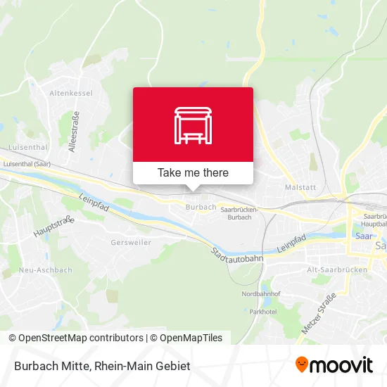 Карта Burbach Mitte