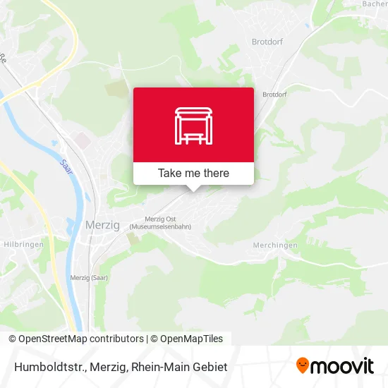 Humboldtstr., Merzig map